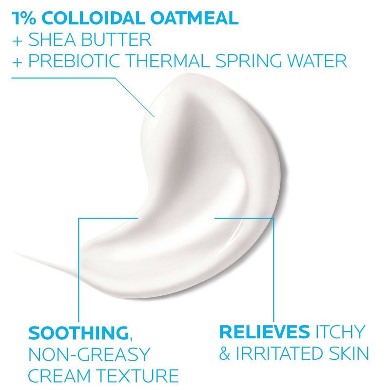 slide 5 of 8, La Roche Posay Lipikar Eczema Soothing Relief Body & Face Cream Unscented - 6.76 fl oz, 6.76 fl oz