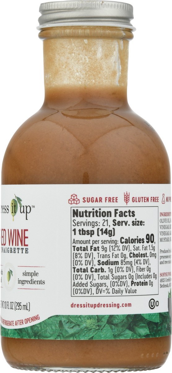 slide 14 of 14, Dress It Up Red Wine Vinaigrette, 10 oz
