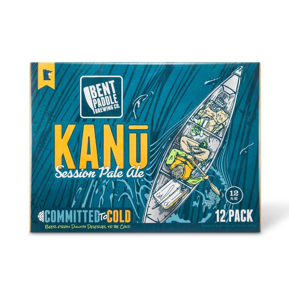 slide 2 of 2, Bent Paddle Brewing Co Bent Paddle Kanu Session Pale Ale Beer - 12pk/12 fl oz Cans, 12 ct; 12 fl oz