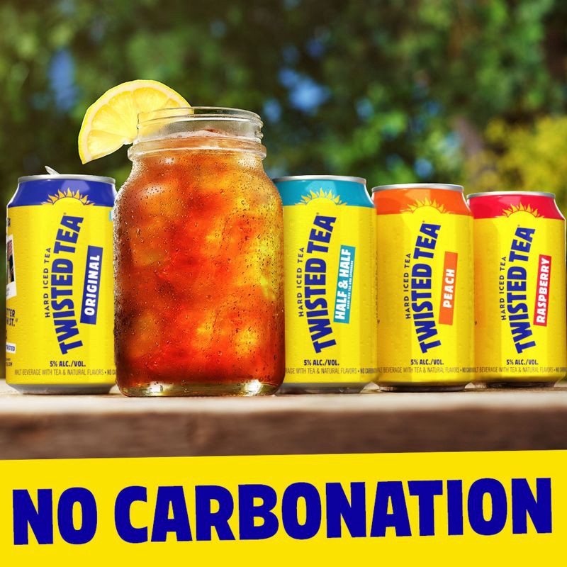 slide 7 of 10, Twisted Tea Hard Iced Tea Party Pack - 12pk/12 fl oz Cans, 12 ct; 12 fl oz