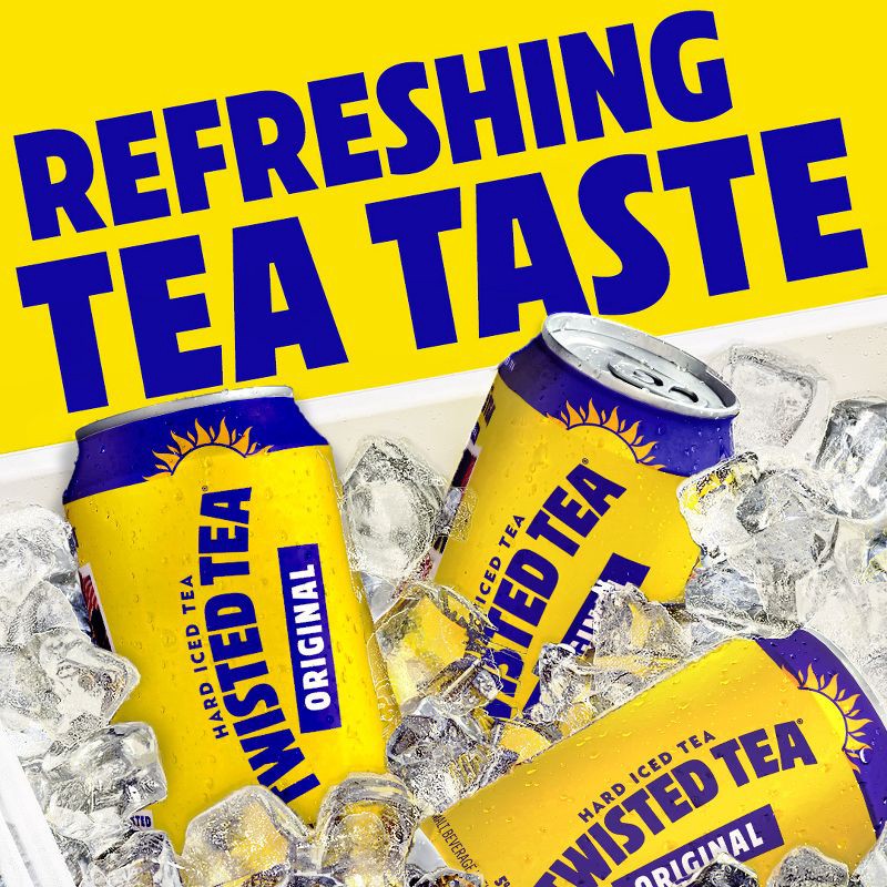 slide 6 of 6, Twisted Tea Hard Iced Tea Party Pack - 12pk/12 fl oz Cans, 12 ct; 12 fl oz