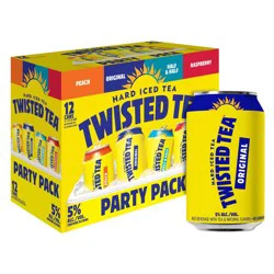 Twisted Tea Hard Iced Tea Party Pack - 12pk/12 fl oz Cans
