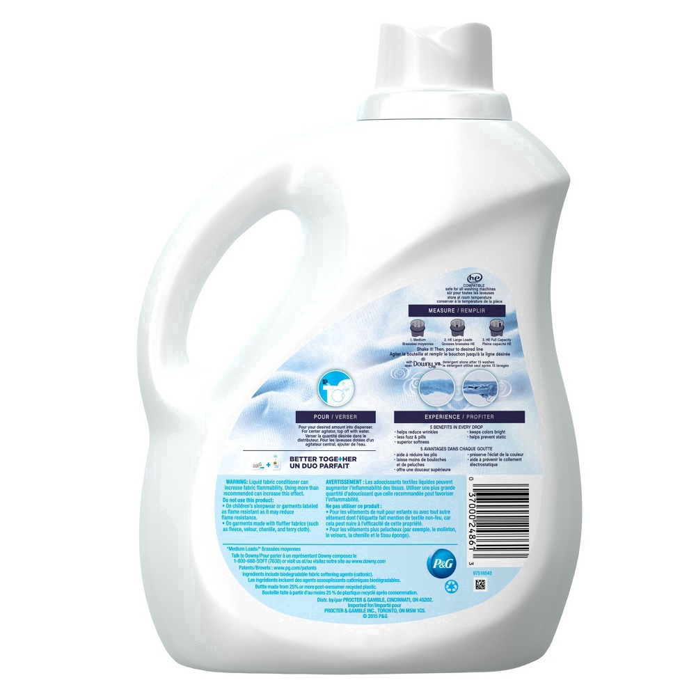 slide 4 of 15, Downy Ultra Free & Gentle Liquid Fabric Conditioner - Unscented - 88 fl oz, 