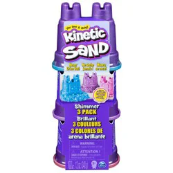 Kinetic Sand - Shimmering Sand Multipack with Molds