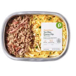 Publix Tex-Mex Queso Dip, with Brisket, Appetizer