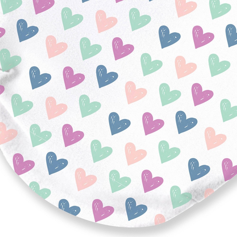 slide 5 of 12, SwaddleMe Original Swaddle Wrap Newborn - Hearts and Hoops S/M - 3pk, 3 ct