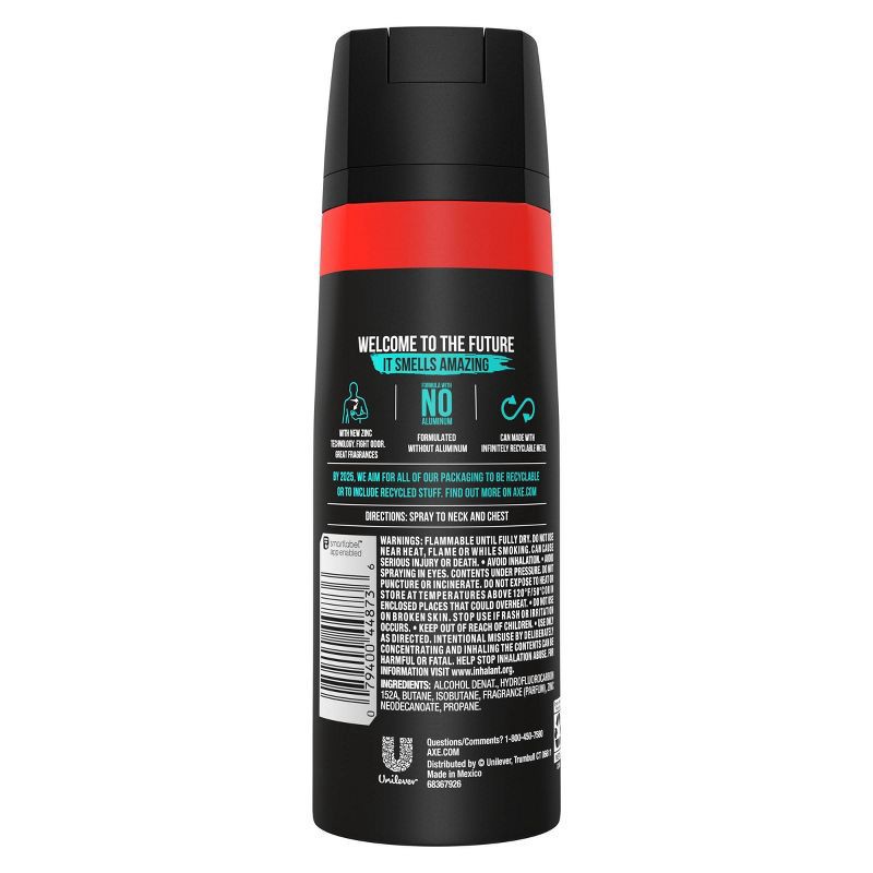 slide 3 of 7, Axe Apollo All-Day Fresh Deodorant Body Spray - 5.1oz, 5.1 oz