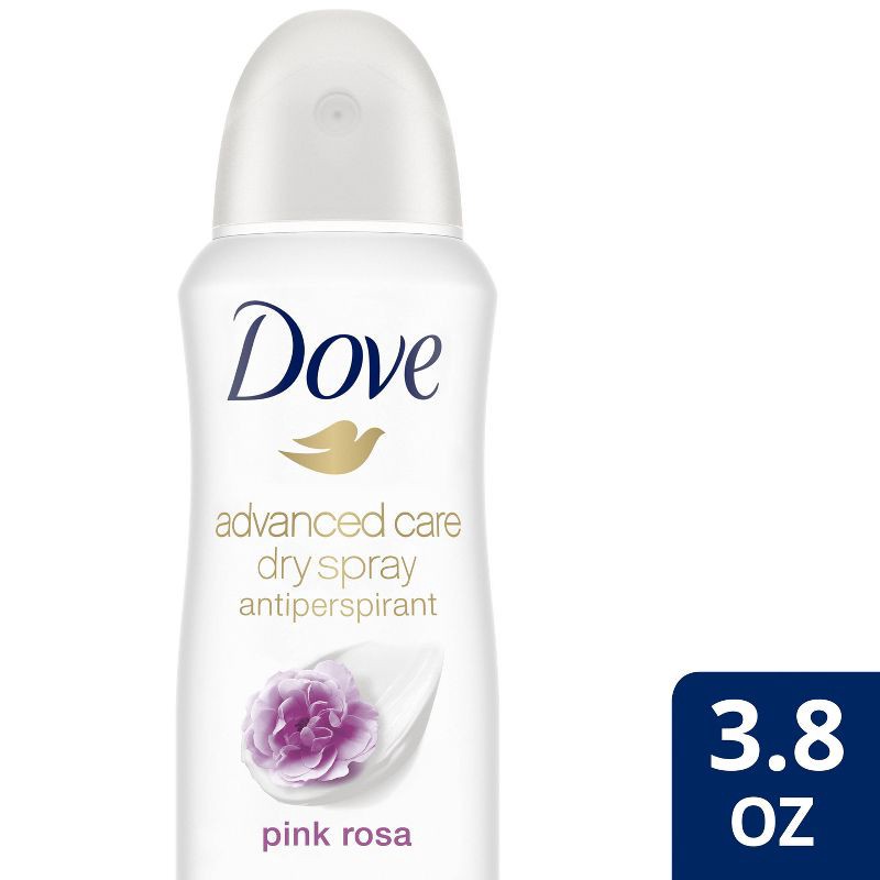 slide 1 of 1, Dove Beauty Advanced Care Pink Rosa 48-Hour Antiperspirant & Deodorant Dry Spray – 3.8oz, 3.8 oz