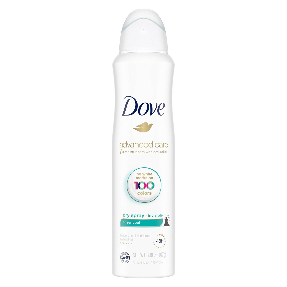 slide 2 of 5, Dove Beauty Sheer Cool 48-Hour Invisible Antiperspirant & Deodorant Dry Spray - 3.8oz, 3.8 oz