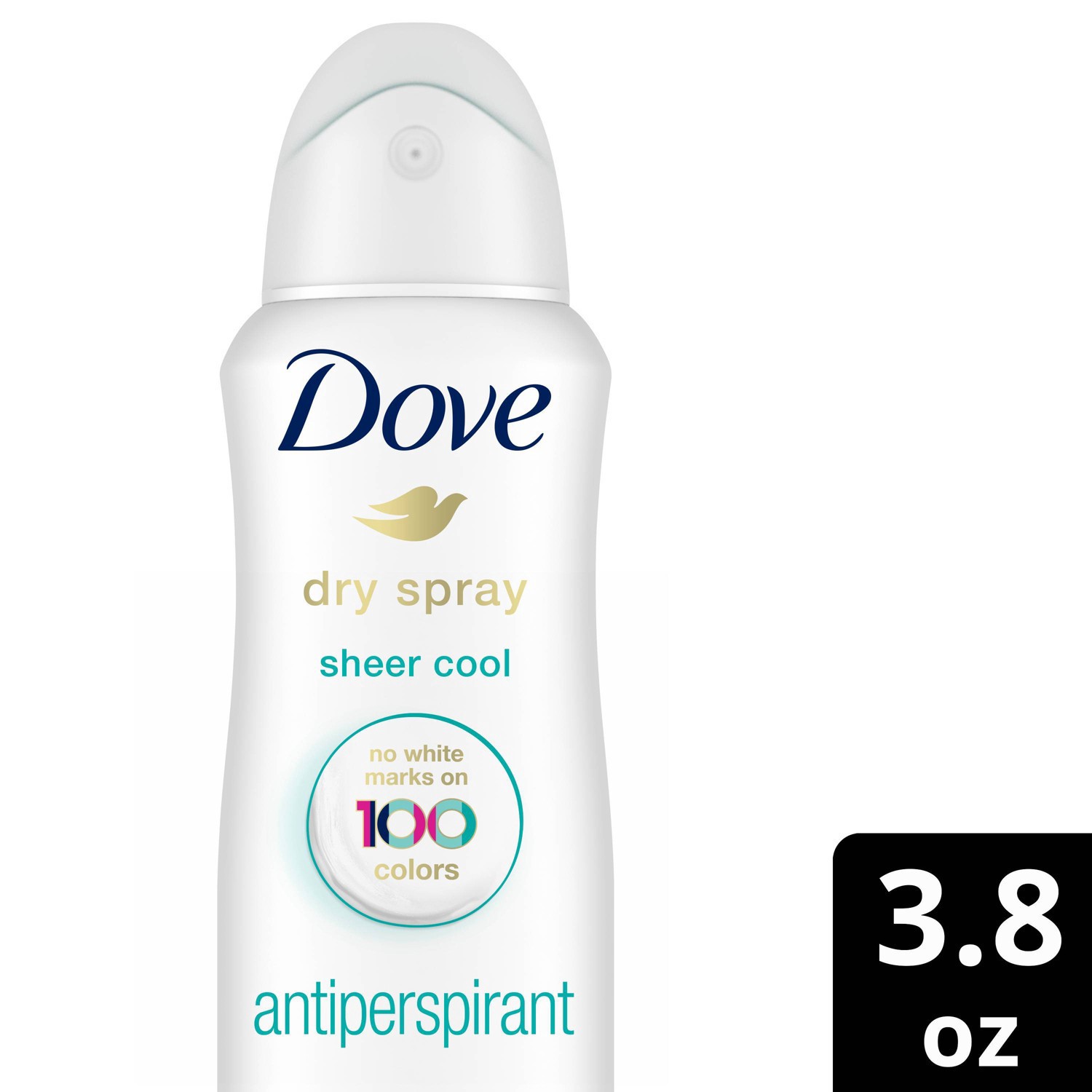 slide 1 of 5, Dove Beauty Sheer Cool 48-Hour Invisible Antiperspirant & Deodorant Dry Spray - 3.8oz, 3.8 oz
