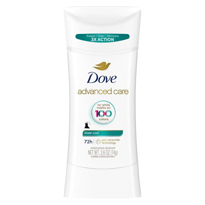 slide 2 of 9, Dove Beauty Advanced Care Sheer Cool 72-Hour Women's Antiperspirant & Deodorant - 2.6oz, 2.6 oz