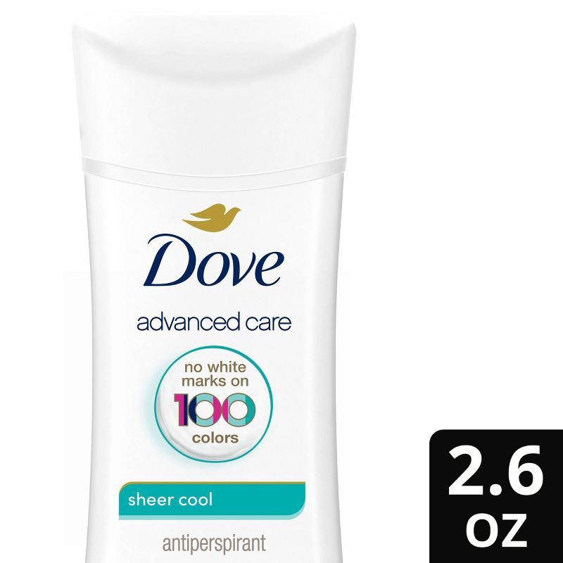 slide 1 of 9, Dove Beauty Advanced Care Sheer Cool 72-Hour Women's Antiperspirant & Deodorant - 2.6oz, 2.6 oz