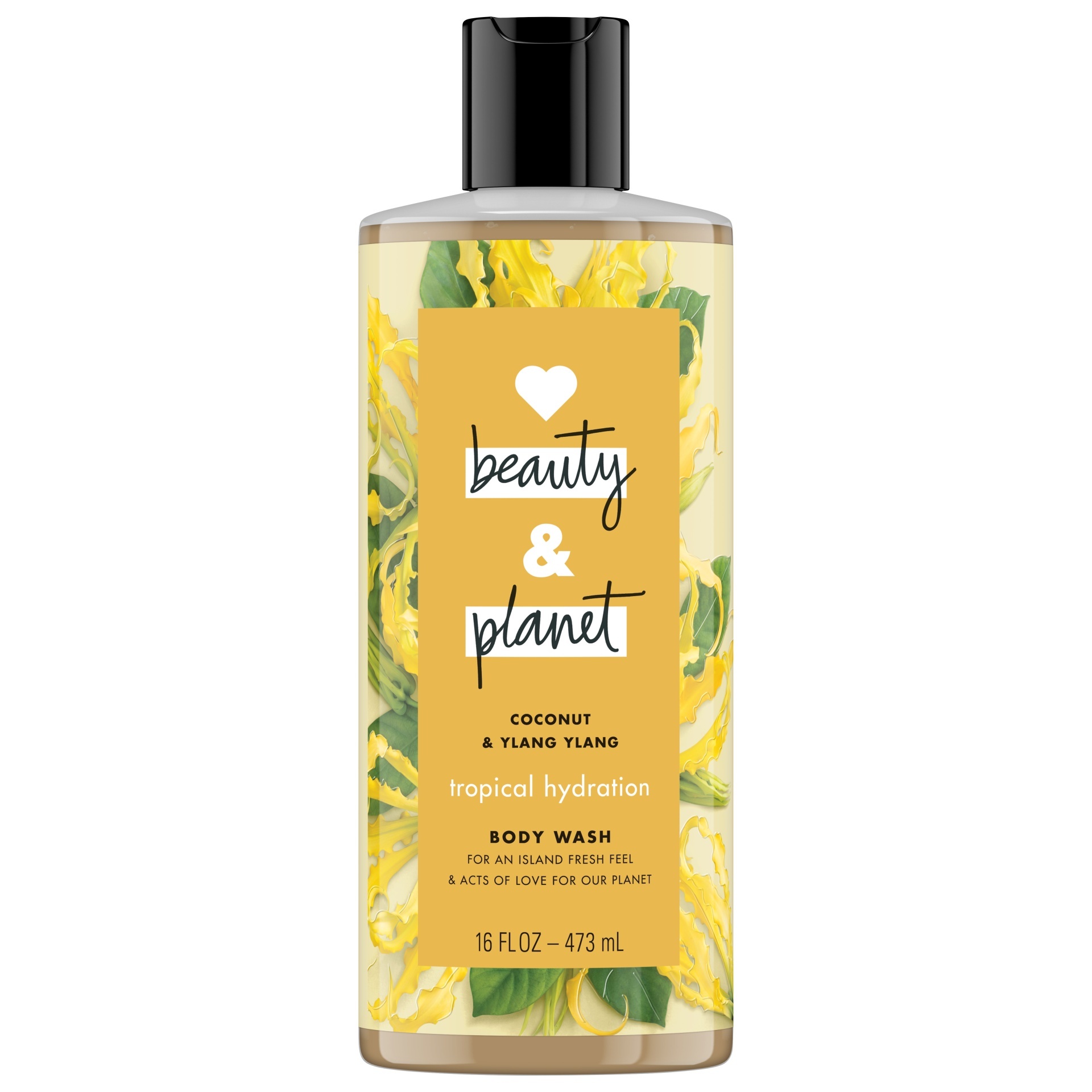 slide 1 of 4, Love Beauty and Planet Tropical Hydration Coconut and Ylang Ylang Body Wash, 16 fl oz