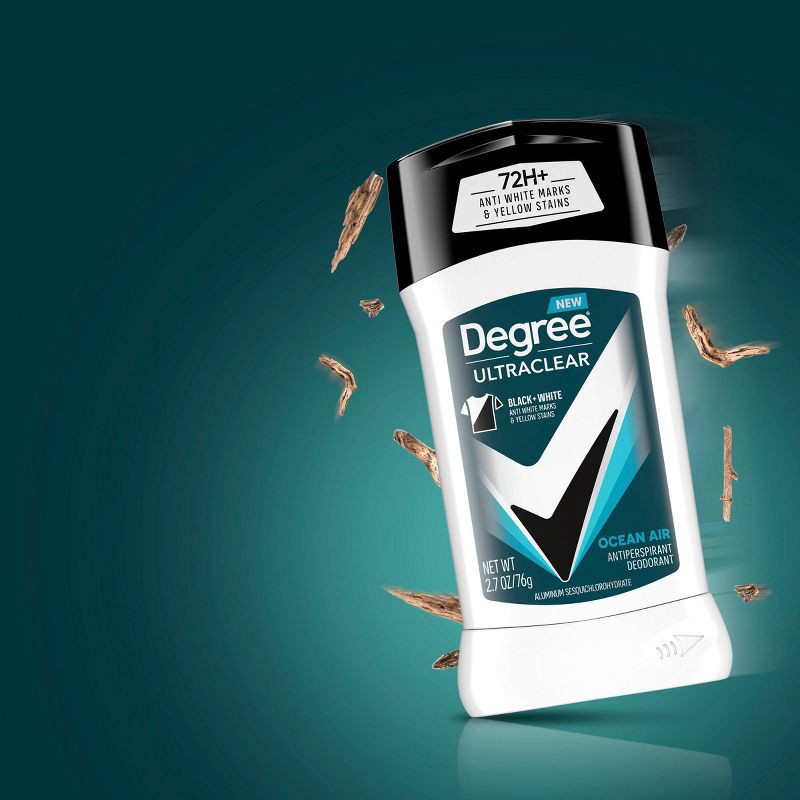 slide 4 of 5, Degree Men Ultraclear Black + White Ocean Air 72-Hour Antiperspirant & Deodorant - 2.7oz, 2.7 oz