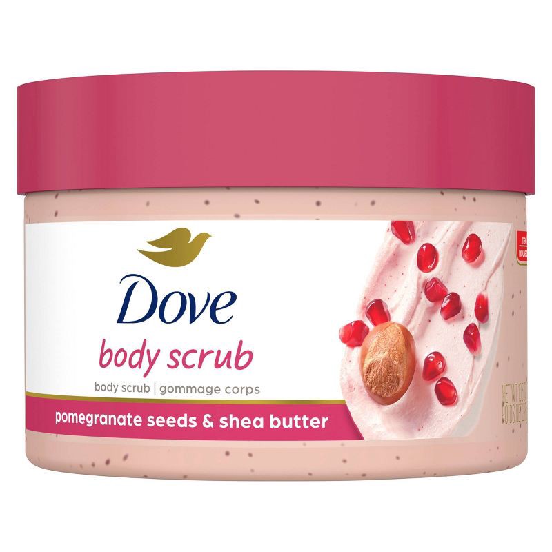 slide 2 of 7, Dove Beauty Dove Pomegranate Seeds & Shea Butter Exfoliating Body Scrub - 10.5 oz, 10.5 oz