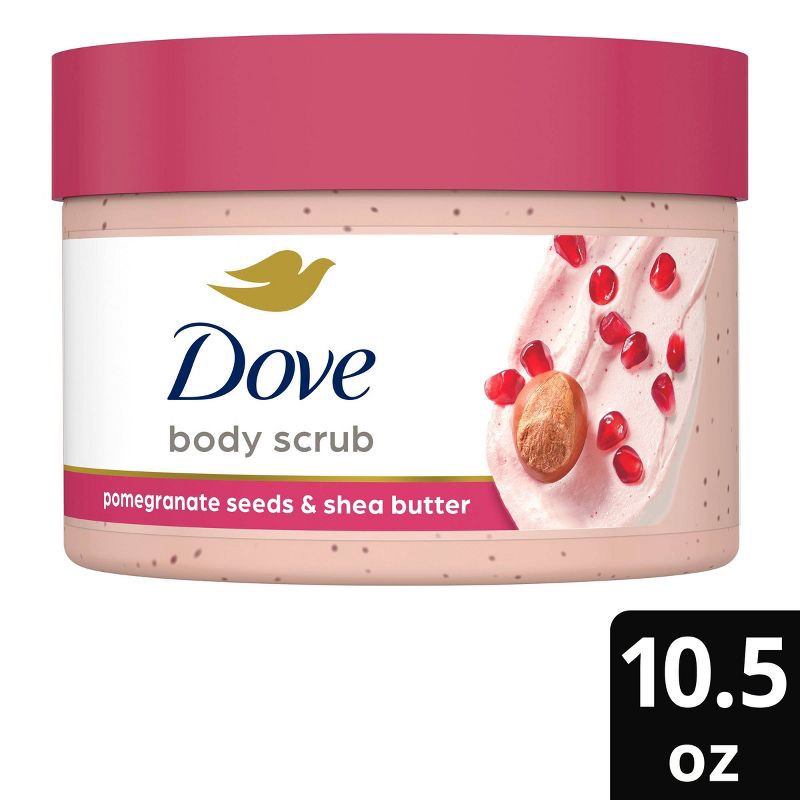 slide 1 of 7, Dove Beauty Dove Pomegranate Seeds & Shea Butter Exfoliating Body Scrub - 10.5 oz, 10.5 oz