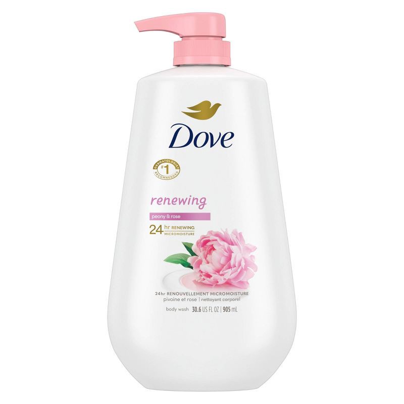 slide 2 of 11, Dove Beauty Renewing Body Wash Pump - Peony & Rose Oil - 30.6 fl oz, 30.6 fl oz