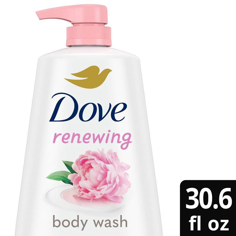 slide 1 of 11, Dove Beauty Renewing Body Wash Pump - Peony & Rose Oil - 30.6 fl oz, 30.6 fl oz