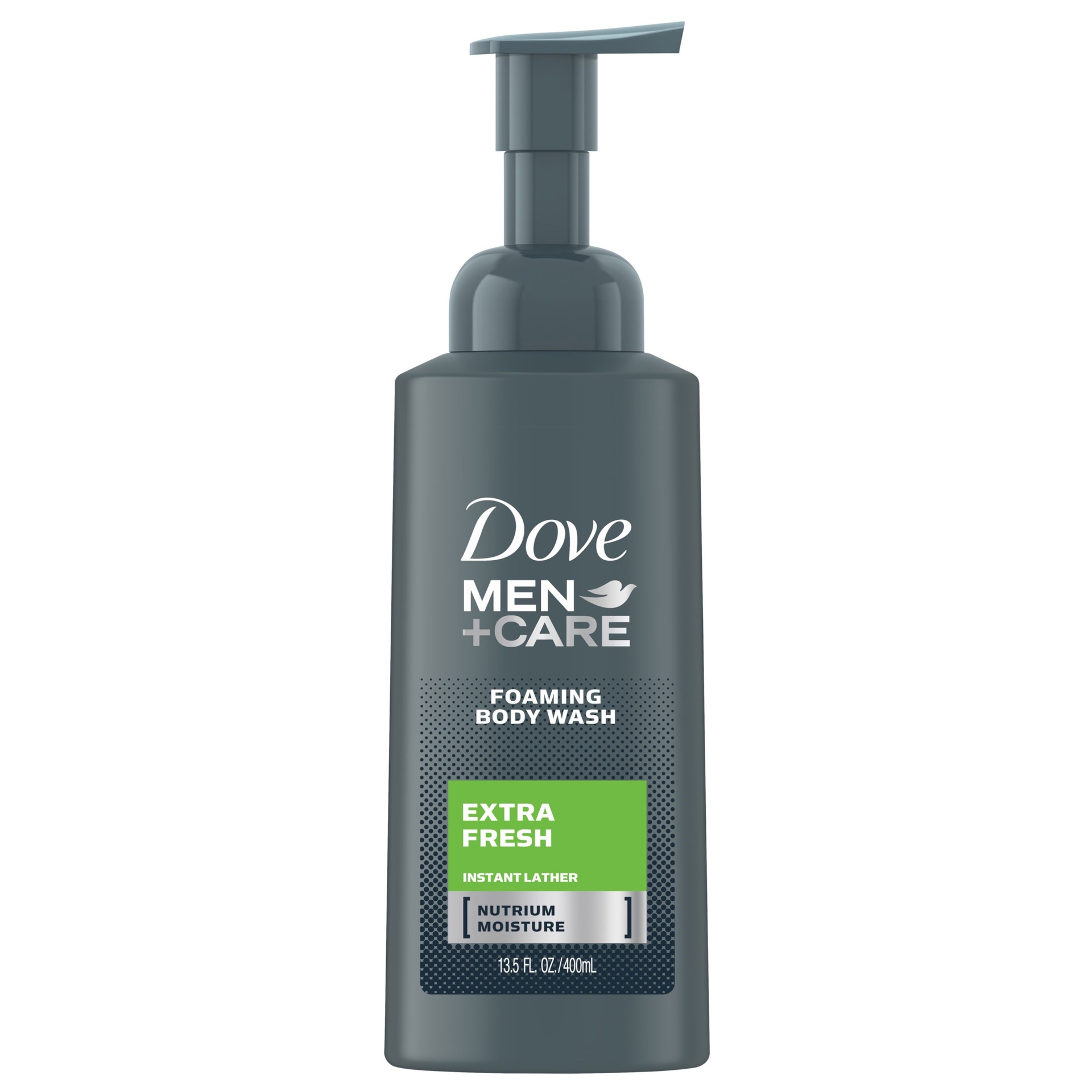 slide 1 of 4, Dove Men + Care Extra Fresh Shower Foam , 13.5 fl oz