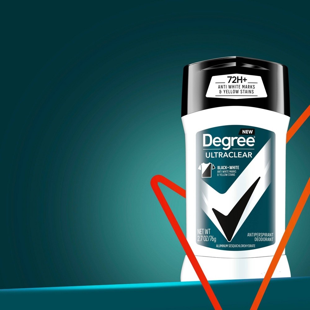 slide 3 of 5, Degree Men Ultraclear Black + White 48-Hour Antiperspirant & Deodorant Stick - 2.7oz, 5.4 oz
