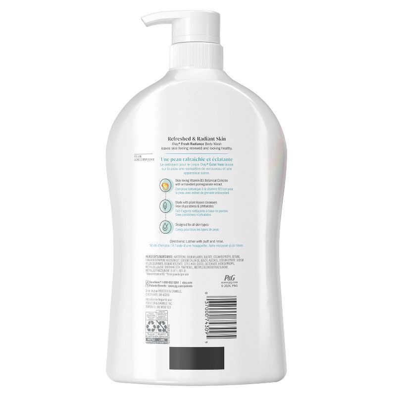 slide 11 of 11, Olay Fresh Outlast Body Wash Birch Water & Lavender - 33 fl oz, 33 fl oz