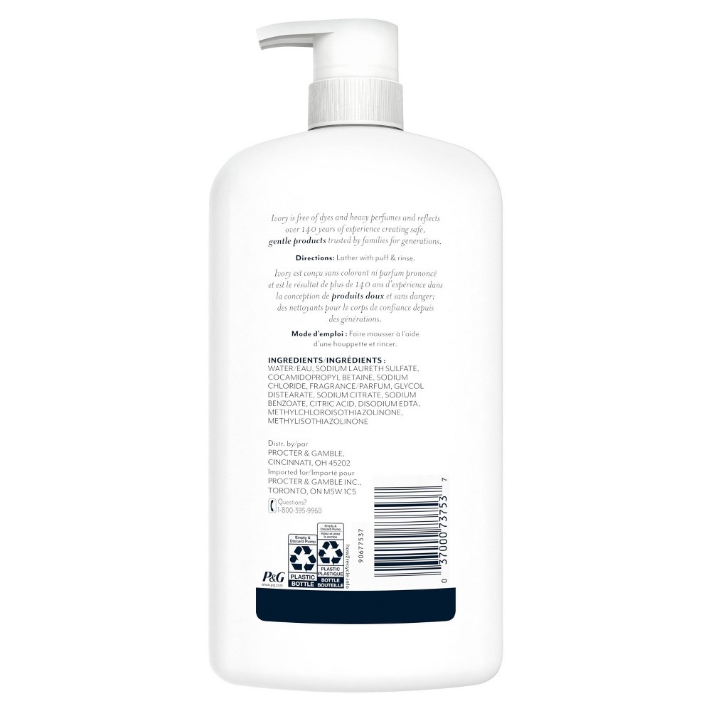 slide 2 of 7, Ivory Body Wash Original Scent, 30 fl oz