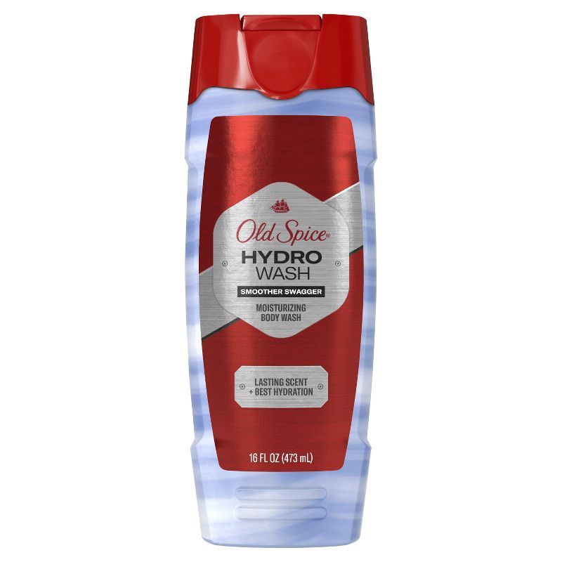 slide 1 of 1, Old Spice Men's Body Wash Hydro Wash Smoother Swagger - 16 fl oz, 16 fl oz