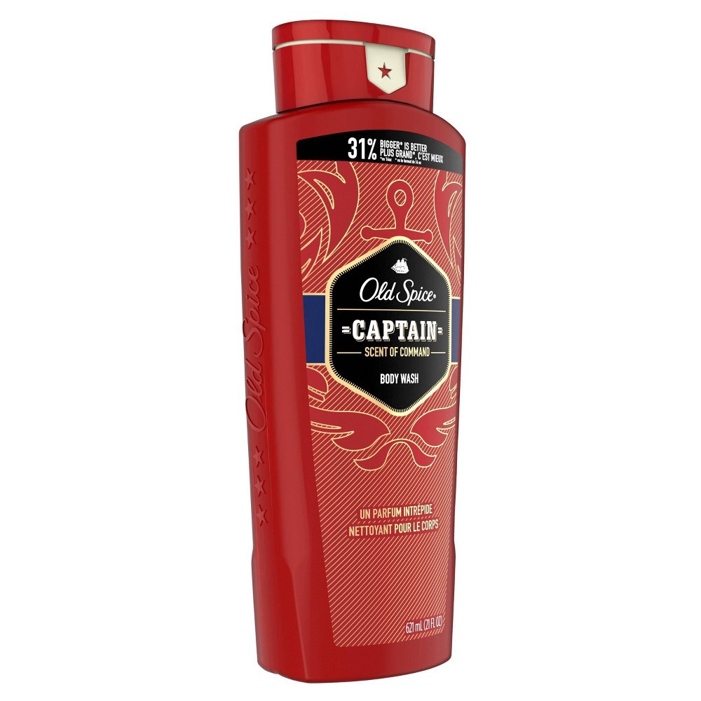 slide 3 of 3, Old Spice Red Collection Captain Body Wash - 21 fl oz, 21 fl oz