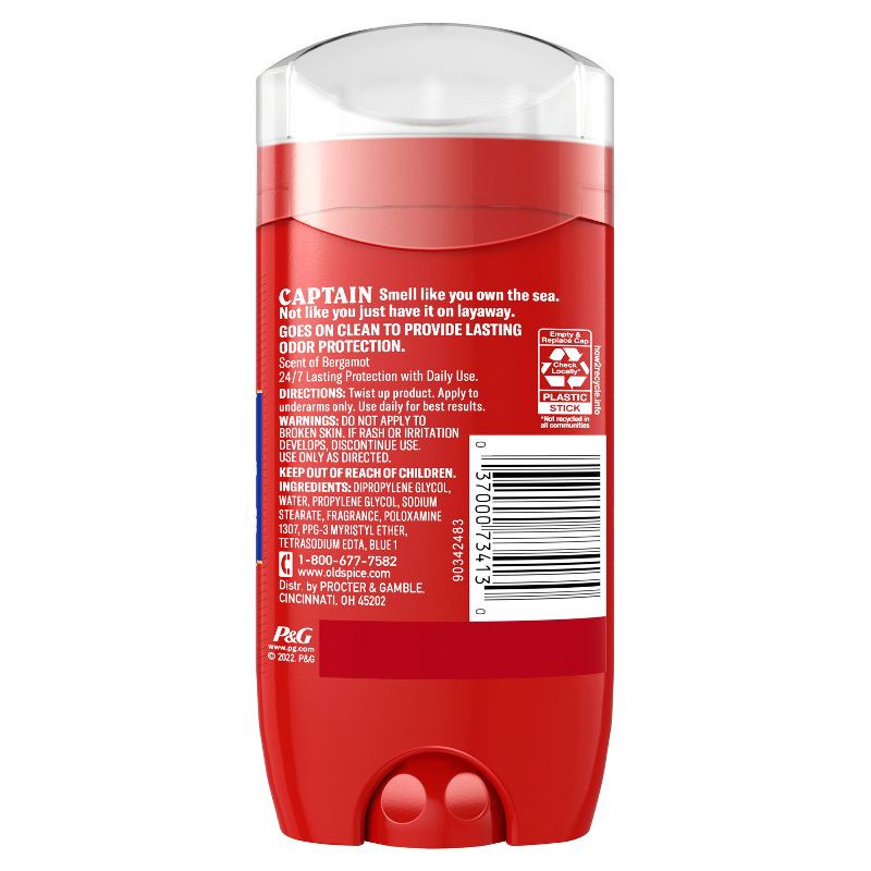 slide 2 of 7, Old Spice Red Collection Captain Deodorant - 3oz, 3 oz