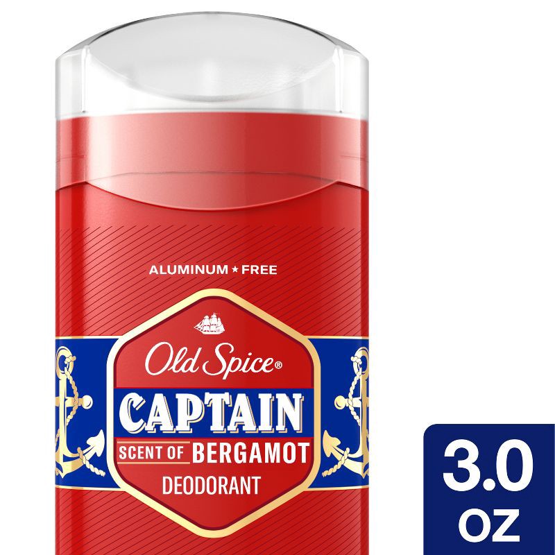 slide 1 of 8, Old Spice Men's Red Collection Captain Deodorant - 3oz, 3 oz