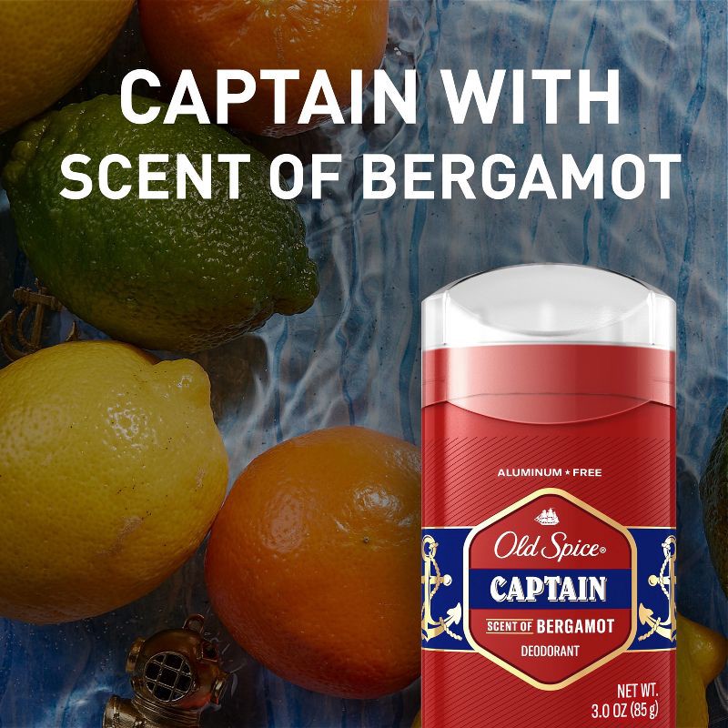 slide 6 of 8, Old Spice Men's Red Collection Captain Deodorant - 3oz, 3 oz