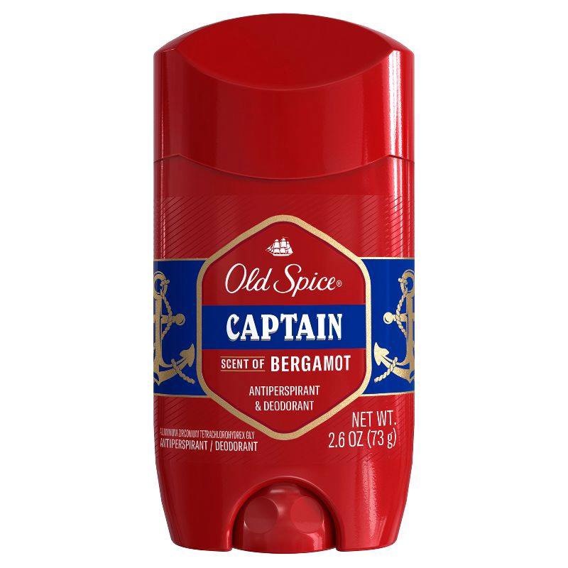 slide 1 of 1, Old Spice Red Collection Captain Scent Invisible Solid Anti-Perspirant and Deodorant for Men - 2.6oz, 2.6 oz