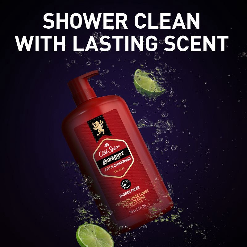 slide 6 of 14, Old Spice Red Zone Swagger Body Wash - 33.4 fl oz, 33.4 fl oz