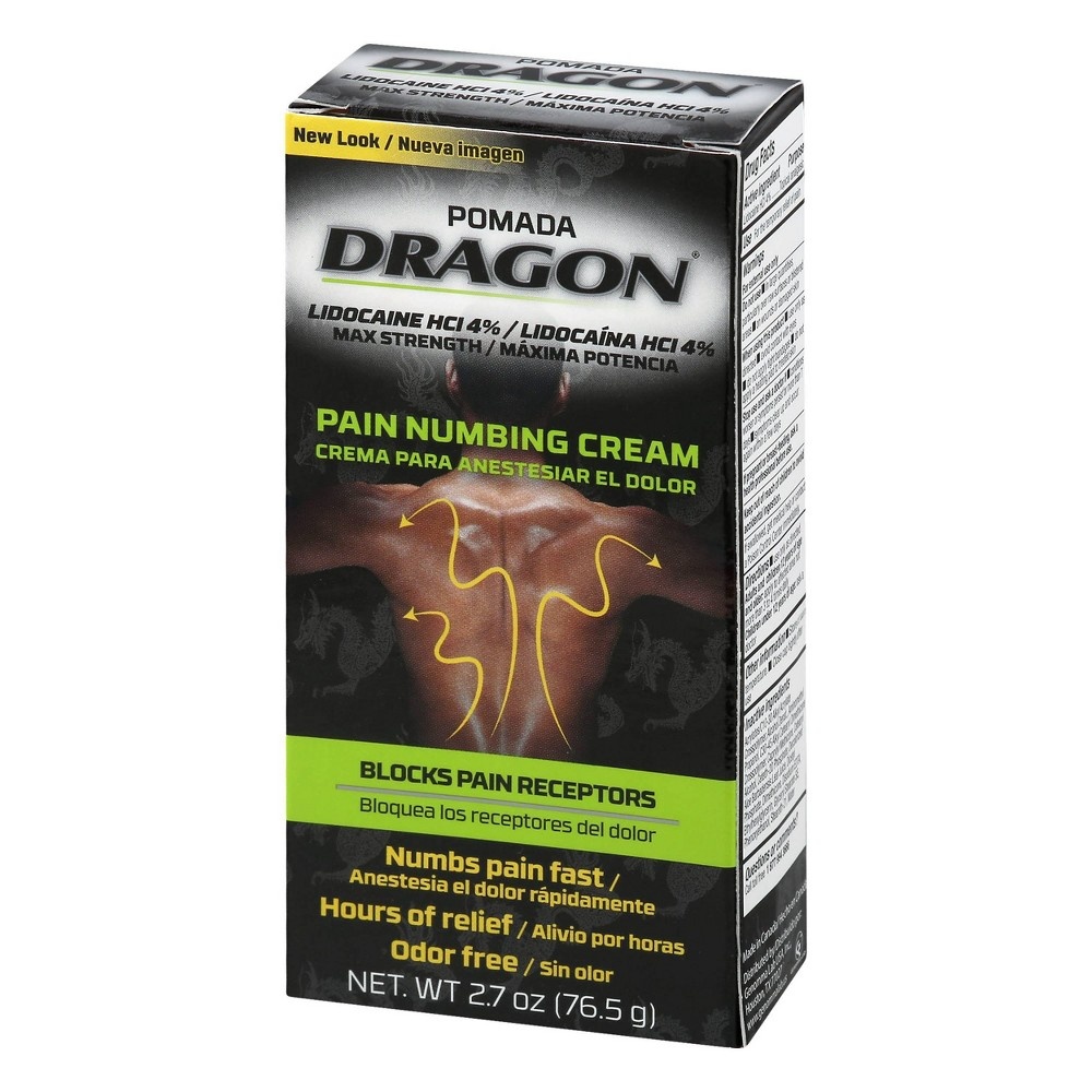 slide 3 of 5, Pomada DRAGON Dragon Cream External Analgesic with Lidocaine, 2.7 oz