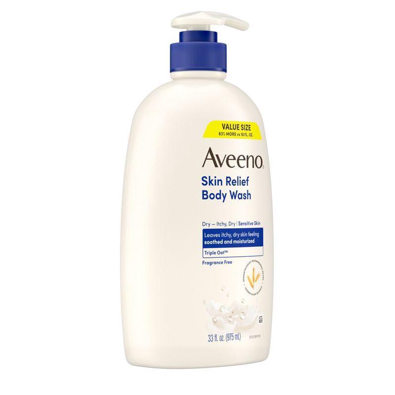 slide 6 of 10, Aveeno Skin Relief Body Wash - 33 fl oz, 33 fl oz