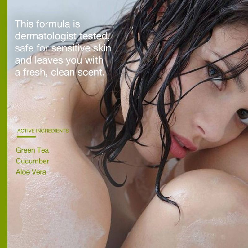 slide 6 of 7, Raw Sugar Simply Body Wash for Sensitive Skin - Green Tea + Cucumber + Aloe Vera - 25 fl oz, 25 fl oz