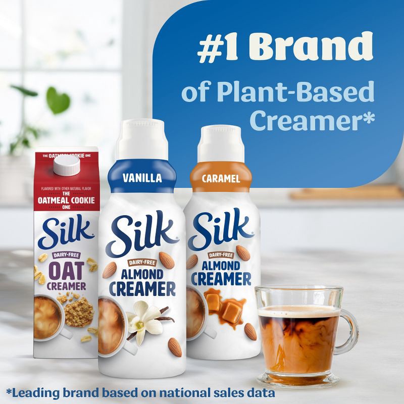slide 13 of 13, Silk Pumpkin Spice Dairy-Free Almond Milk Coffee Creamer - 1qt, 1 qt