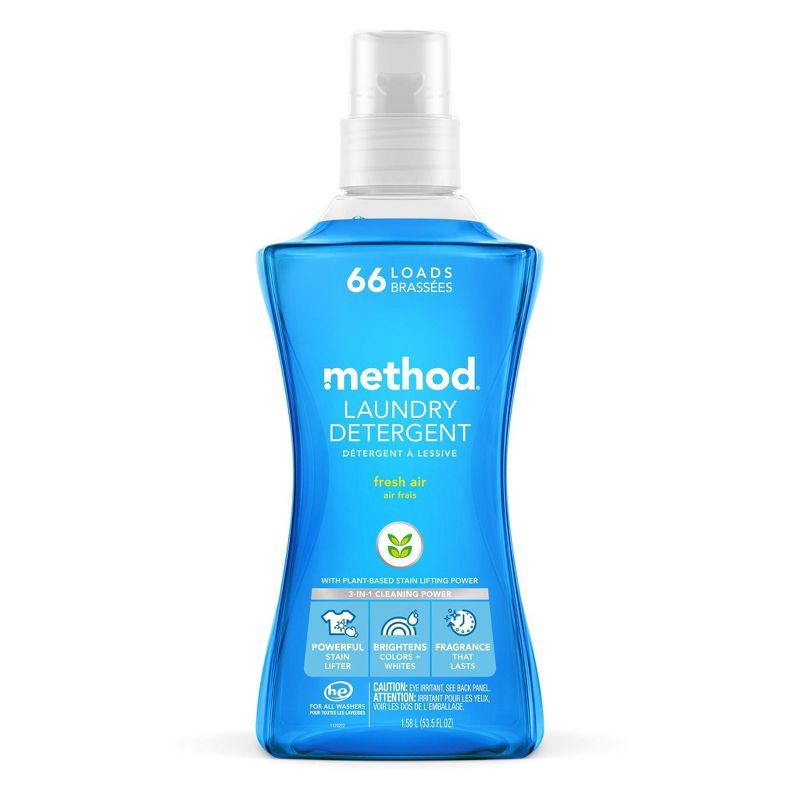 slide 1 of 4, Method Fresh Air Laundry Detergent - 53.5 fl oz, 53.5 fl oz