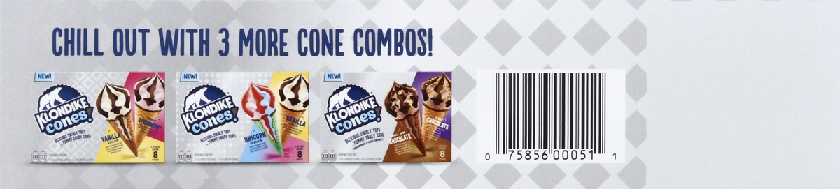 Klondike Cones Classic Chocolate And Nuts For Vanilla Frozen Dairy