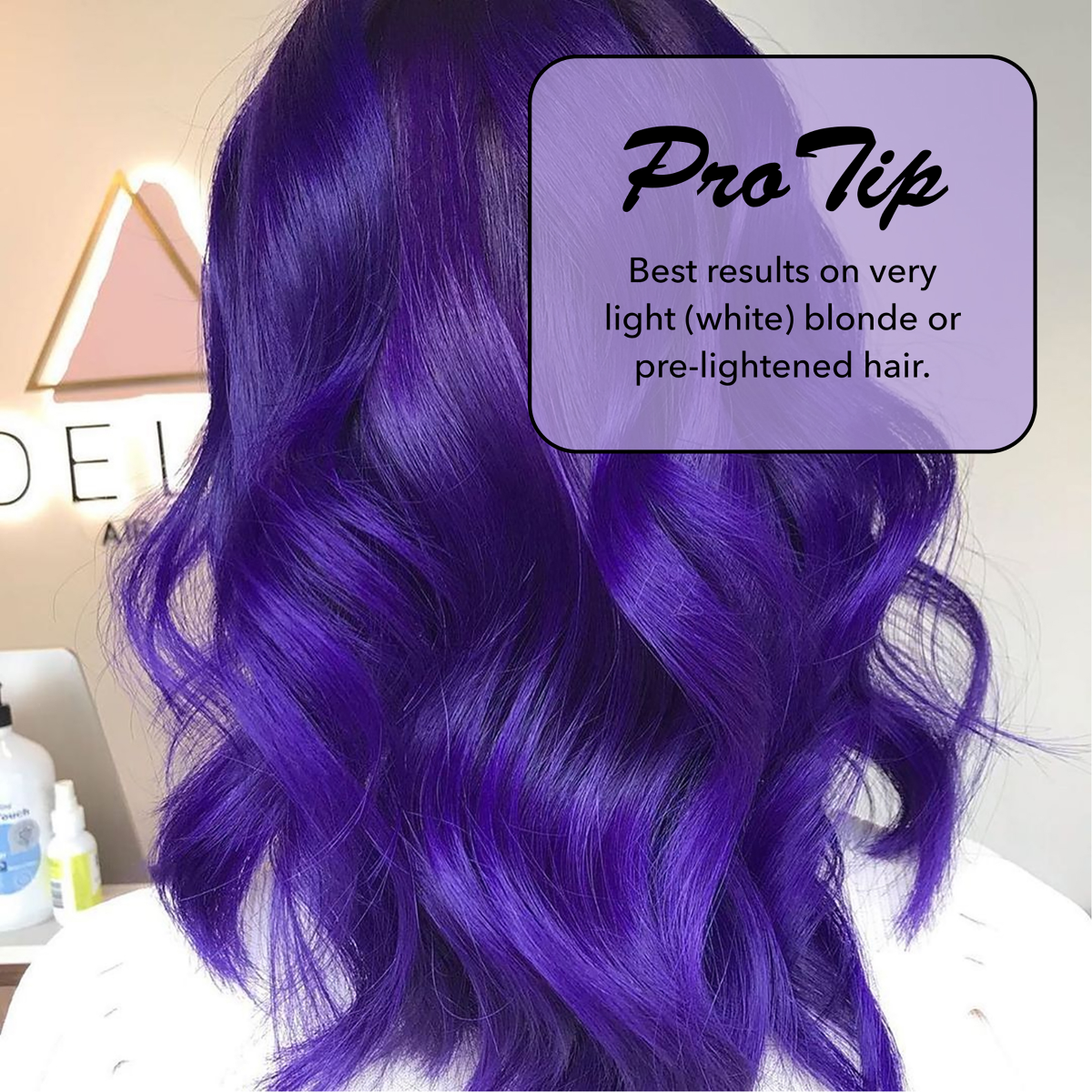 slide 2 of 6, Brite Instant Color Purple Hair Color, 3.fl. oz.