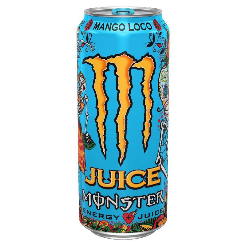 slide 1 of 4, Monster Energy Juice Monster, Mango Loco - 16 fl oz Can, 16 fl oz