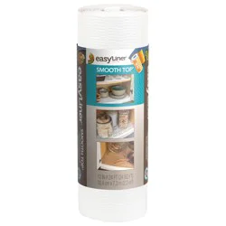 Duck Smooth Top EasyLiner 12-in x 24-ft White Liner Shelf Fits Cabinet Size