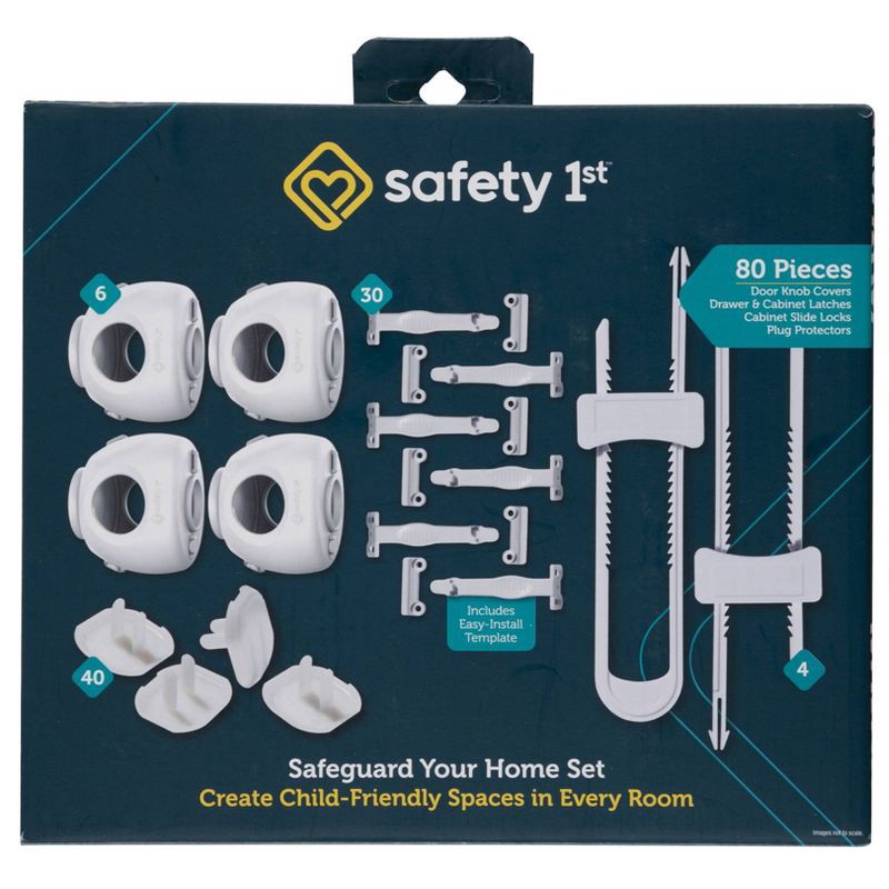 slide 1 of 14, Safety 1st Home Safeguarding Set - 80pc, 80 ct