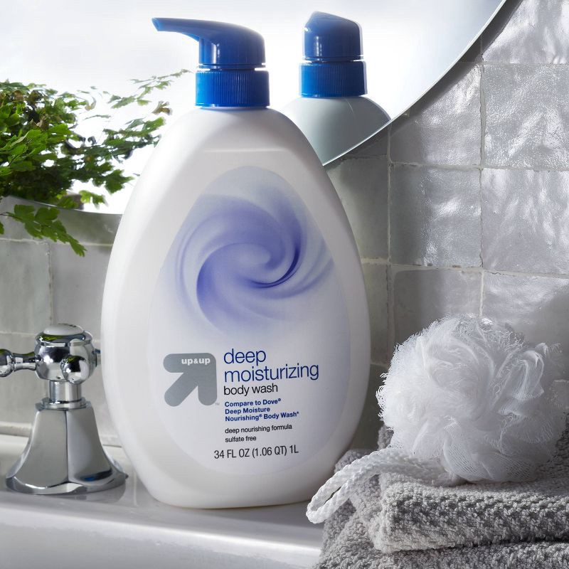 slide 2 of 4, Deep Moisture Body Wash - 34 fl oz - up&up™, 34 fl oz