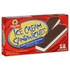 slide 1 of 1, ShopRite Ice Cream Sandwiches, 12 ct; 42 fl oz