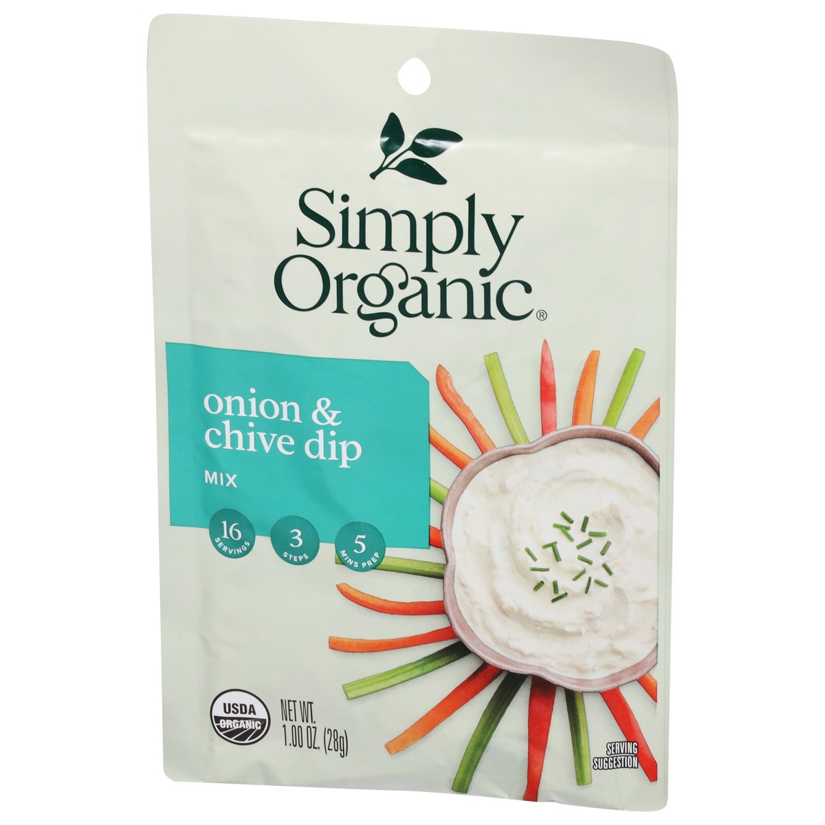 slide 9 of 9, Simply Organic Dip Mix Og2 Onion&Chi, 1 oz