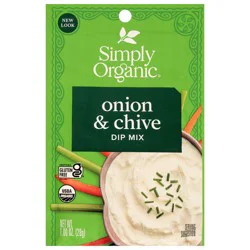 Simply Organic Dip Mix Og2 Onion&Chi