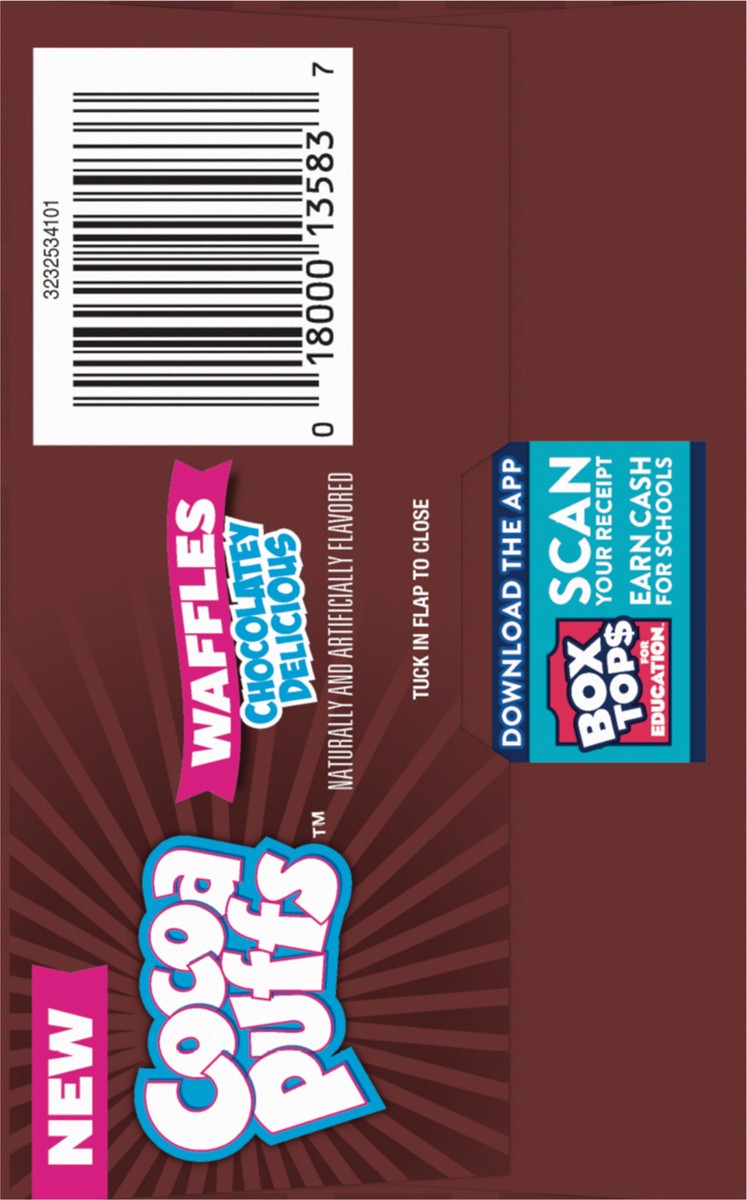 slide 3 of 13, Pillsbury Cocoa Puffs Frozen Waffles, 8 Waffles, 12.7 oz., 8 ct