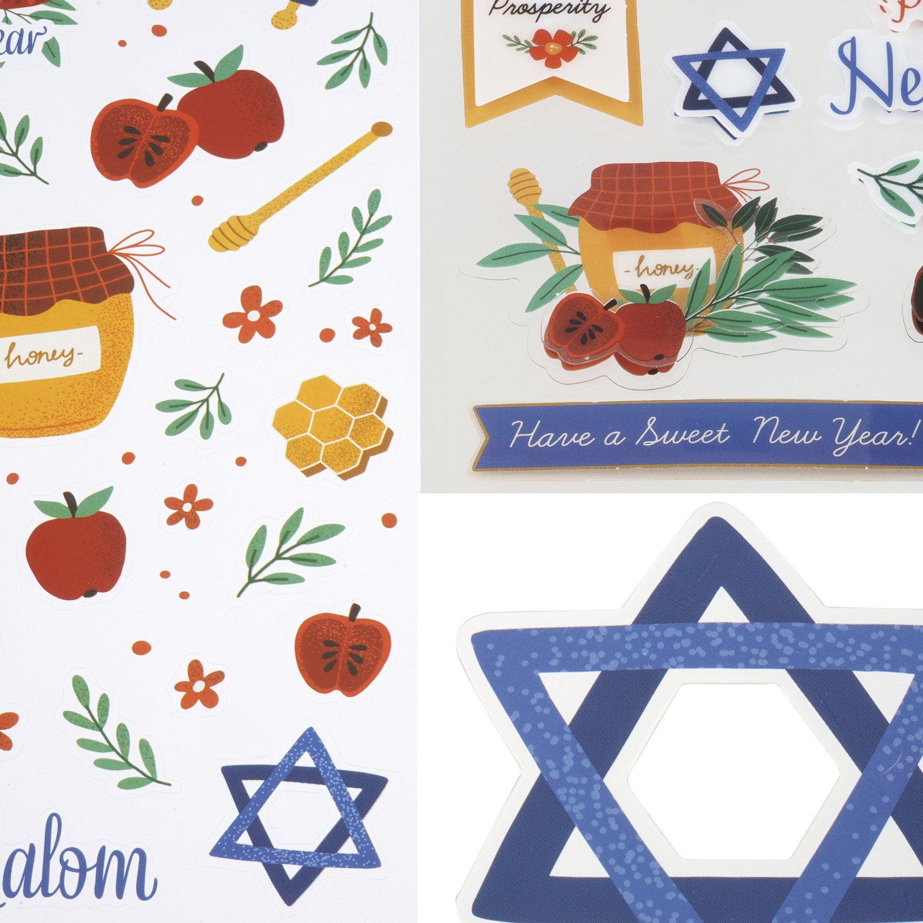 slide 3 of 4, Rosh Hashanah Holiday Stickers By Recollections, 4 in x 8.23 in