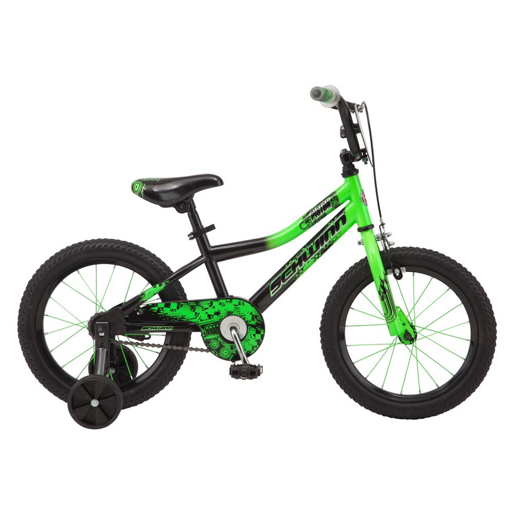 slide 6 of 11, Schwinn Piston 16" Boys' Bike - Green, 1 ct